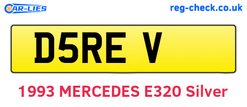 D5REV are the vehicle registration plates.