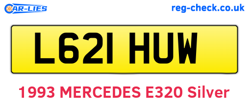 L621HUW are the vehicle registration plates.