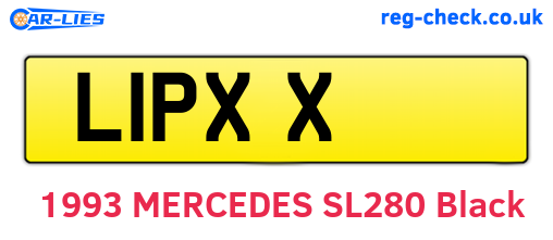 L1PXX are the vehicle registration plates.
