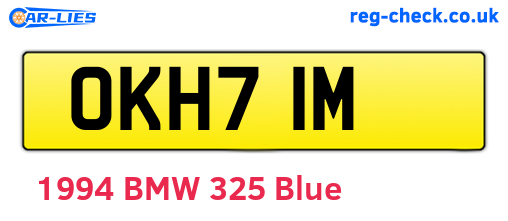OKH71M are the vehicle registration plates.