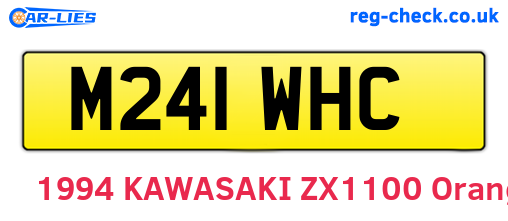 M241WHC are the vehicle registration plates.