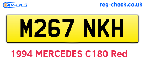 M267NKH are the vehicle registration plates.