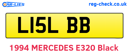 L15LBB are the vehicle registration plates.