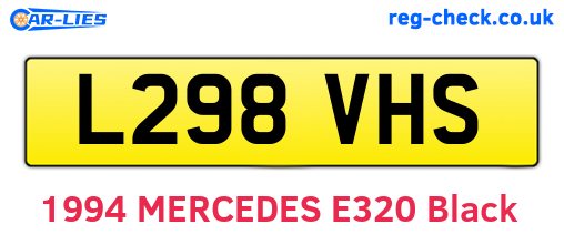 L298VHS are the vehicle registration plates.