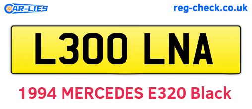 L300LNA are the vehicle registration plates.