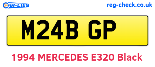 M24BGP are the vehicle registration plates.