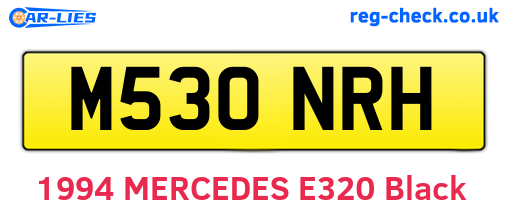 M530NRH are the vehicle registration plates.