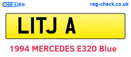 L1TJA are the vehicle registration plates.