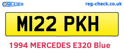 M122PKH are the vehicle registration plates.