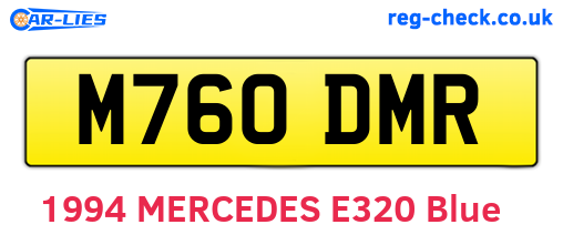 M760DMR are the vehicle registration plates.