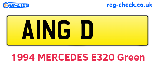 A1NGD are the vehicle registration plates.