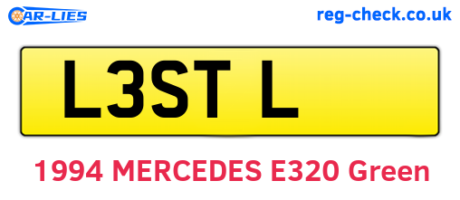 L3STL are the vehicle registration plates.