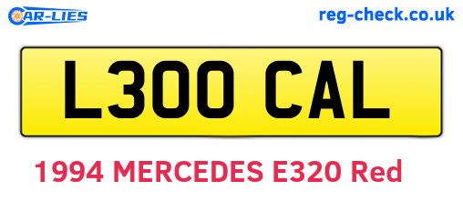 L300CAL are the vehicle registration plates.