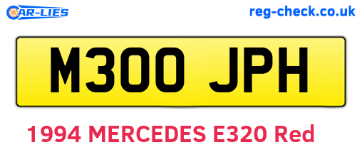 M300JPH are the vehicle registration plates.