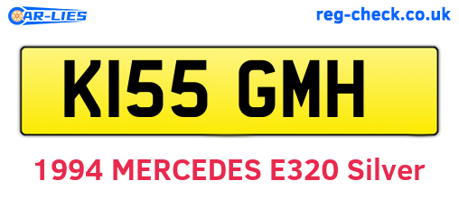 K155GMH are the vehicle registration plates.