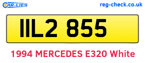 IIL2855 are the vehicle registration plates.