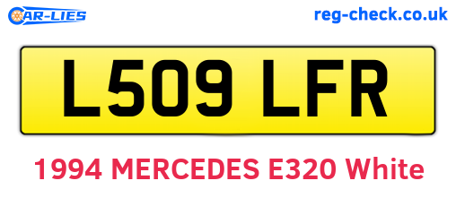 L509LFR are the vehicle registration plates.