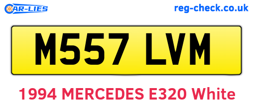 M557LVM are the vehicle registration plates.