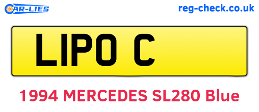 L1POC are the vehicle registration plates.