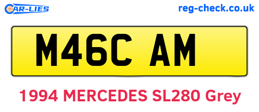M46CAM are the vehicle registration plates.