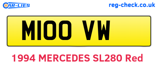 M10OVW are the vehicle registration plates.