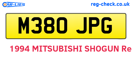 M380JPG are the vehicle registration plates.