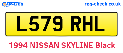 L579RHL are the vehicle registration plates.