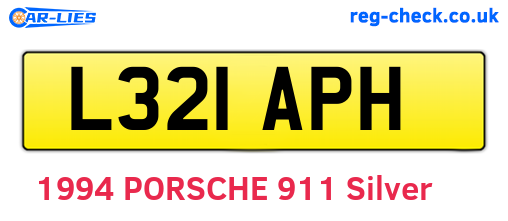 L321APH are the vehicle registration plates.