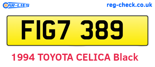 FIG7389 are the vehicle registration plates.