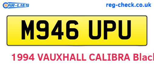 M946UPU are the vehicle registration plates.
