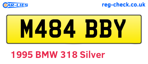 M484BBY are the vehicle registration plates.