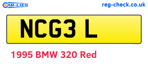 NCG3L are the vehicle registration plates.
