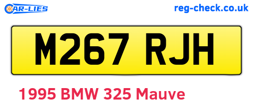 M267RJH are the vehicle registration plates.