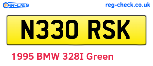 N330RSK are the vehicle registration plates.