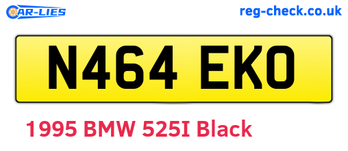 N464EKO are the vehicle registration plates.