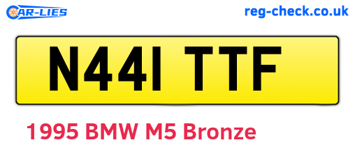 N441TTF are the vehicle registration plates.