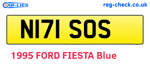 N171SOS are the vehicle registration plates.