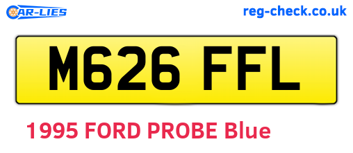 M626FFL are the vehicle registration plates.