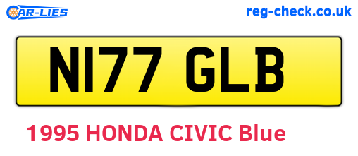 N177GLB are the vehicle registration plates.