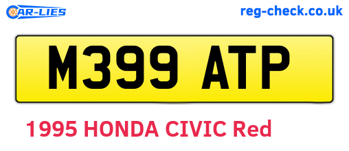 M399ATP are the vehicle registration plates.