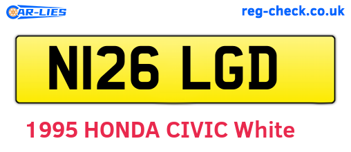 N126LGD are the vehicle registration plates.