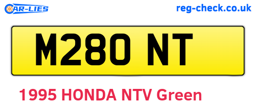 M28ONT are the vehicle registration plates.