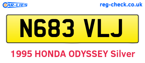 N683VLJ are the vehicle registration plates.
