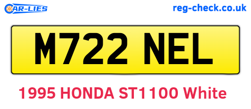 M722NEL are the vehicle registration plates.