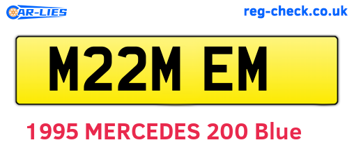 M22MEM are the vehicle registration plates.