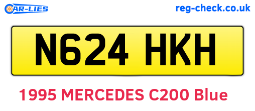 N624HKH are the vehicle registration plates.