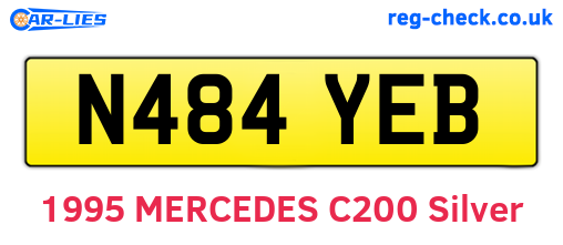 N484YEB are the vehicle registration plates.