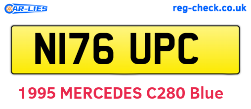 N176UPC are the vehicle registration plates.
