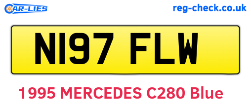N197FLW are the vehicle registration plates.