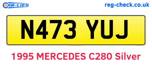 N473YUJ are the vehicle registration plates.